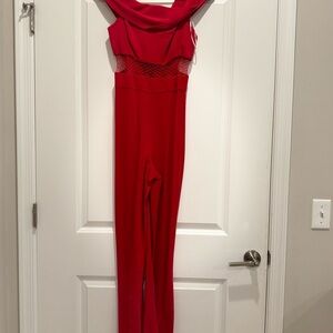 Cushnie Red Jumpsuit